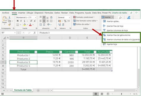 Cómo insertar una fila en Excel 2016: una guía paso a paso